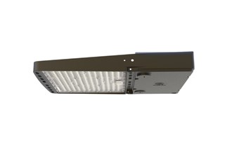 ASD Lighting ASD-LSB5B-PRO-300BR LED Area Light with Q-base 200/240/300W 120-277V 0-10V Dimmable 170Lm/W 3000/4000/5000K with Photocell Bronze UL DLC Premium